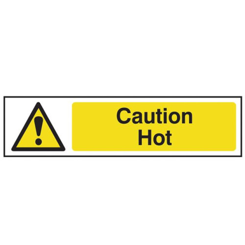 Scan Caution Hot - PVC 200 x 50mm