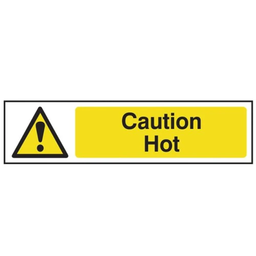 Scan Caution Hot - PVC 200 x 50mm