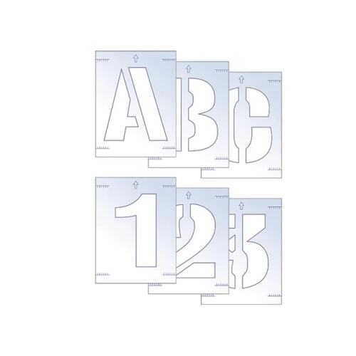 Scan Letter & Number Stencil Kit 100mm