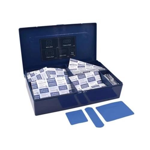 Scan Hydroscopic Blue Plasters 100 Assorted