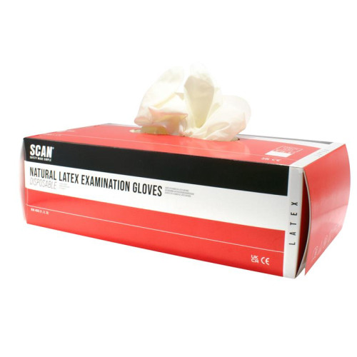 Scan Latex Gloves - XL (Box 100)