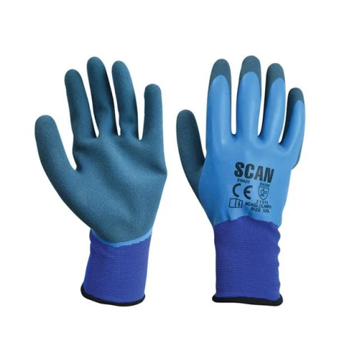 Scan Waterproof Latex Gloves - XXL (Size 11)