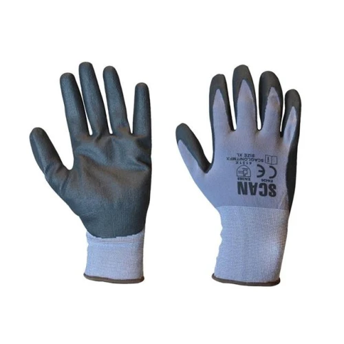 Scan Breathable Microfoam Nitrile Gloves - Extra Large (Size 10)