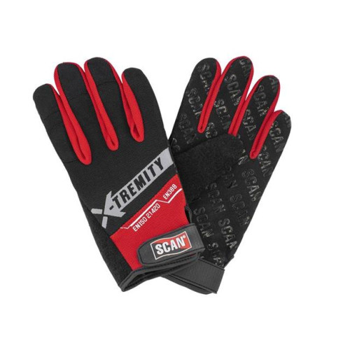 Work Gloves with Touch Screen Function - Large (Size 9)