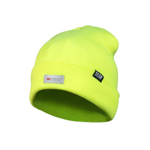 Scan Hi-Vis Yellow Beanie Hat