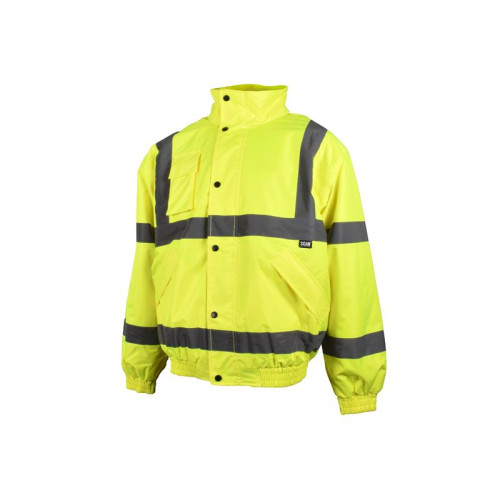 Scan Hi-Vis Yellow Bomber Jacket - L (44in)