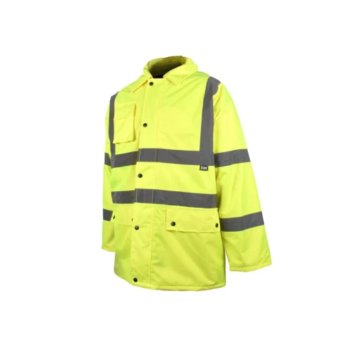 Scan Hi-Vis Motorway Jacket Yellow - L (44in)