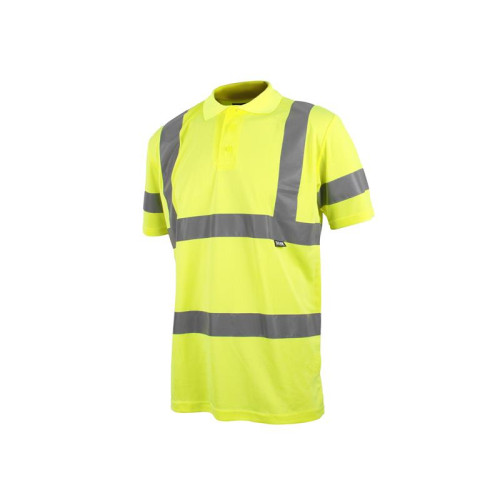 Scan Hi-Vis Polo Shirt Yellow - XXL (50in)