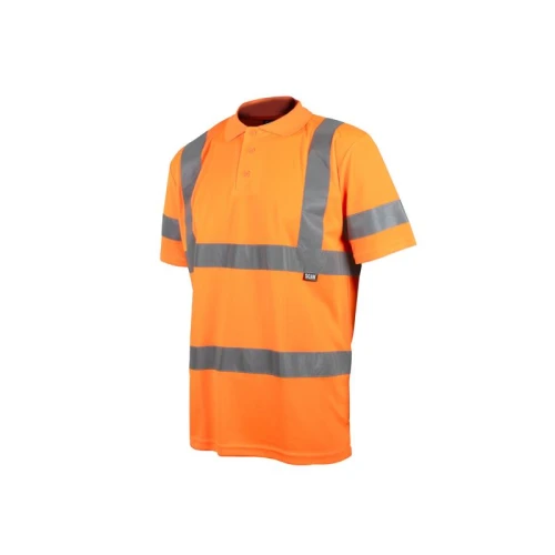 Scan Hi-Vis Polo Shirt Orange - M (40in)