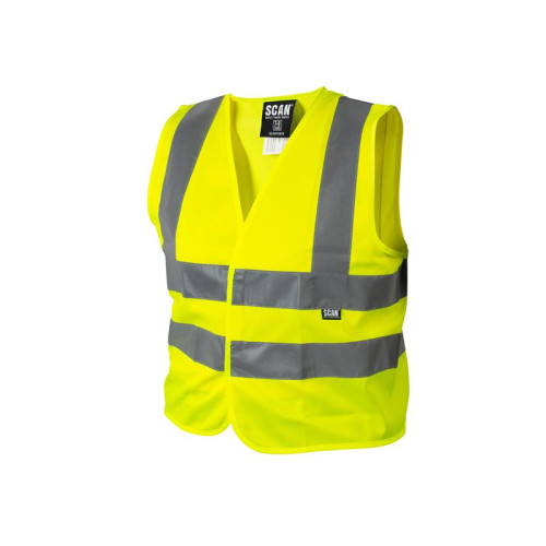 Scan Hi-Vis Waistcoat Yellow - Child 10-13