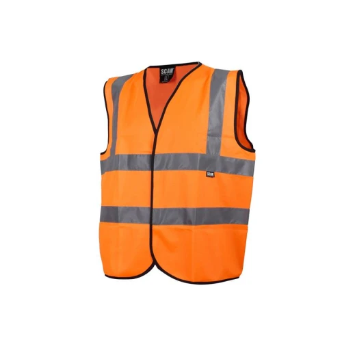 Scan Hi-Vis Waistcoat Orange - M (41in)
