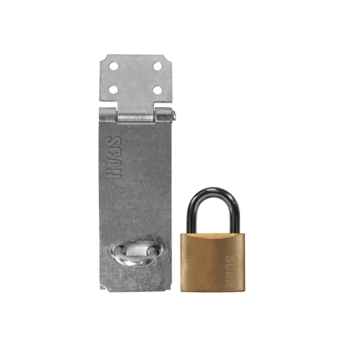 Scan Hasp and Staple 117mm + 40mm Padlock