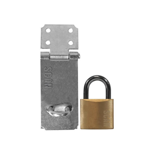 Scan Hasp and Staple 89mm + 40mm Padlock