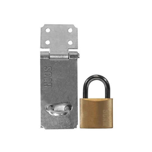 Scan Hasp and Staple 89mm + 40mm Padlock