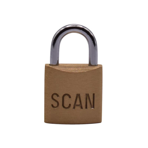 Scan Brass Padlock 20mm
