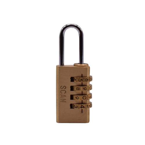 Scan Brass Combination Padlock 20mm