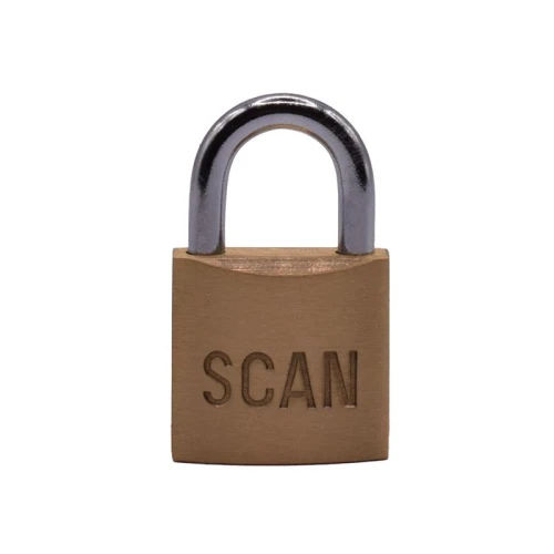 Scan Brass Padlock 25mm