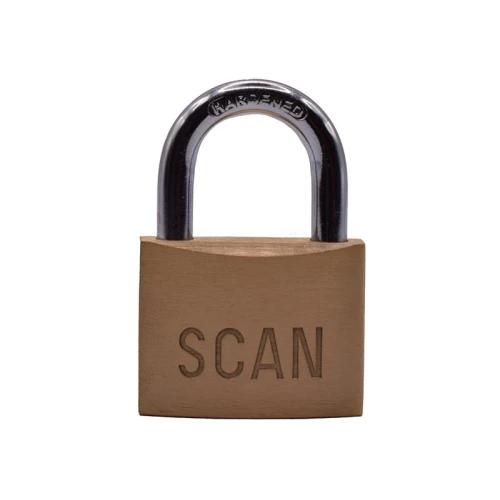 Scan Brass Padlock 50mm