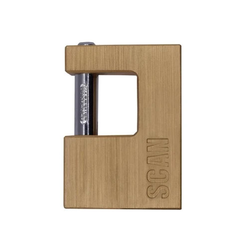 Scan Brass Padlock Shutter 80mm