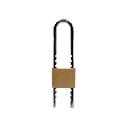 Scan Brass Padlock 50mm Sliding Shackle