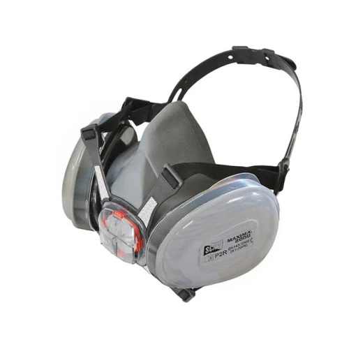 Scan Twin Half Mask Respirator + P2 Dust Filter Cartridges