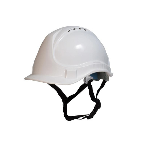 Scan Short Peak Safety Helmet White