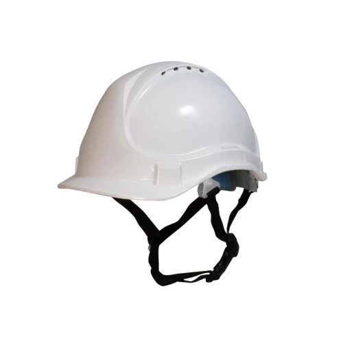 Scan Short Peak Safety Helmet White