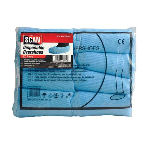 Scan Disposable Overshoes (20 pairs)