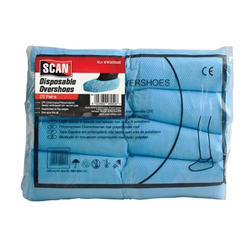 Scan Disposable Overshoes (20 pairs)
