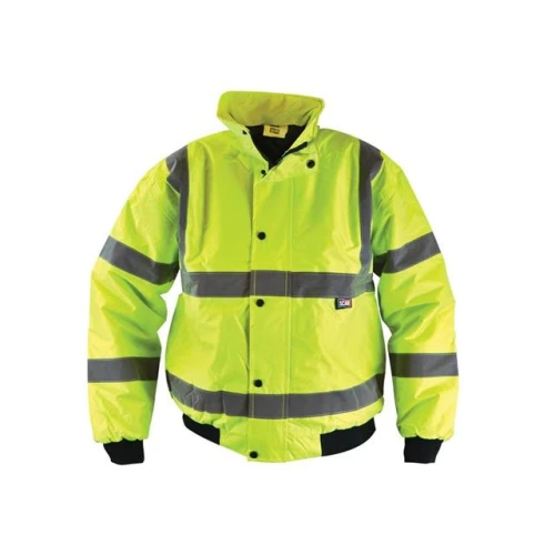 Scan Hi-Vis Bomber Jacket Yellow - XXXL (56in)