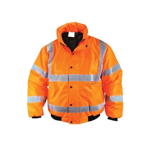 Scan Hi-Vis Bomber Jacket Orange - M (41in)