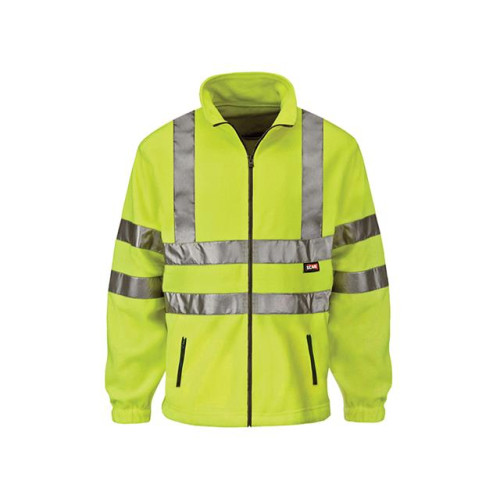 Scan Hi-Visibility Yellow Full Zip Fleece - XX Large