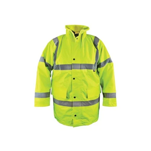 Scan Hi-Vis Yellow Motorway Jacket - L (44in)