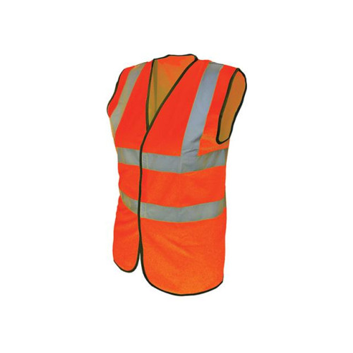 Hi-Vis Waistcoat Orange - M (39-41in)