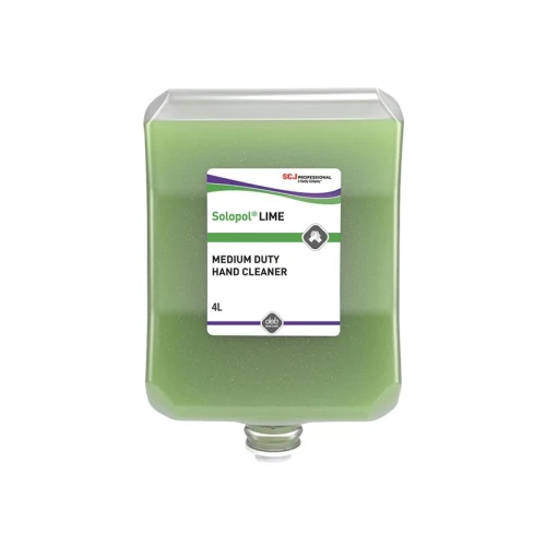 SC Johnson Solopol&Acirc;&reg; Lime Medium/Heavy-Duty Hand Wash Cartridge 4 litre