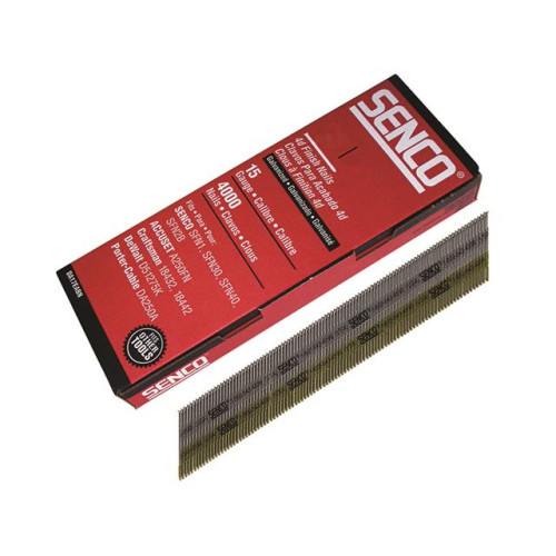 Senco Chisel Smooth Brad Nails Galvanised 15G x 55mm Pack 4,000