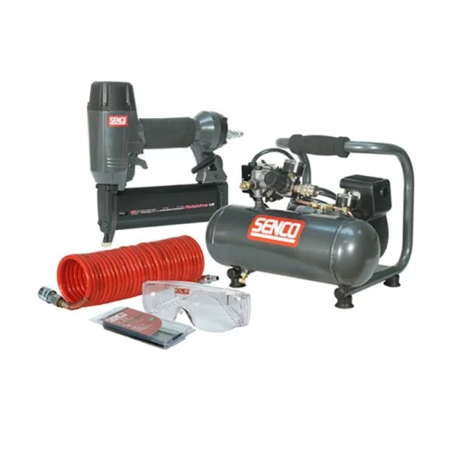 Senco Finish Pro 18 Pneumatic Nailer & 1 HP Compressor Kit 110 Volt