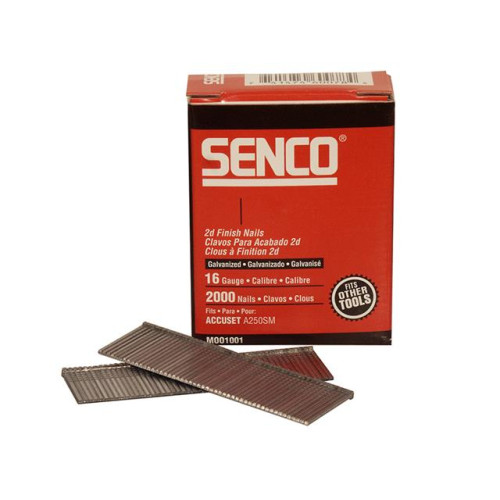 Senco Straight Brad Nails Galvanised 16G x 32mm Pack 2,000