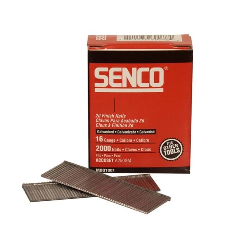 Senco Straight Brad Nails Galvanised 16G x 50mm Pack 2,000