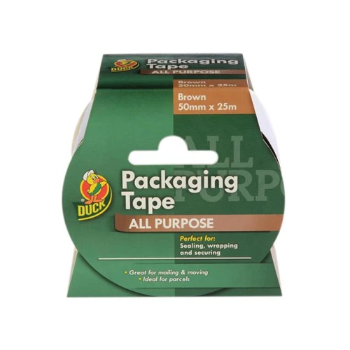 Shurtape Duck Tape&Acirc;&reg; Packaging Tape Brown 50mm x 25m