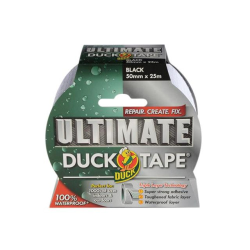 Shurtape DuckÂ® Tape Ultimate 50mm x 25m Black