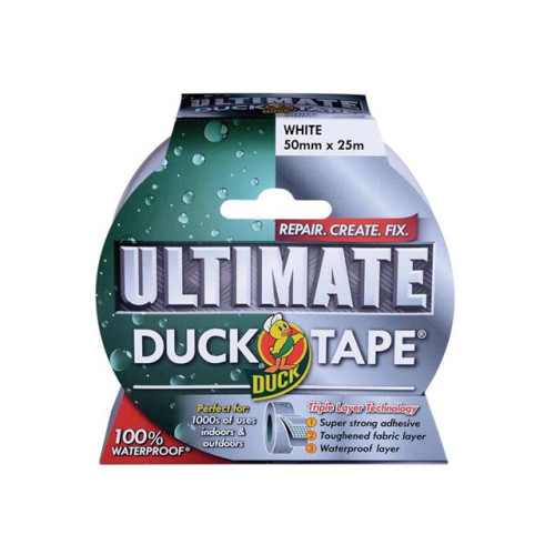 Shurtape DuckÂ® Tape Ultimate 50mm x 25m White