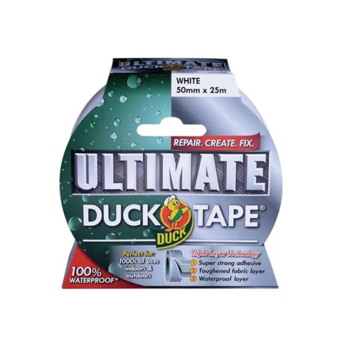 Shurtape Duck&Acirc;&reg; Tape Ultimate 50mm x 25m White