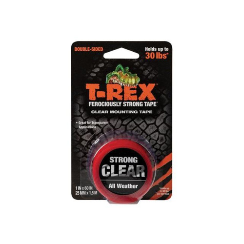 Shurtape T-REXÂ® Clear Mounting Tape 25mm x 1.5m