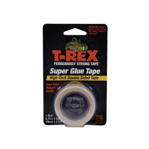 Shurtape T-REX&Acirc;&reg; Double-Sided Superglue Tape 19mm x 4.5m