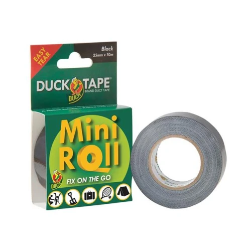 Shurtape Duck Tape&Acirc;&reg; Mini Roll 25mm x 10m Black