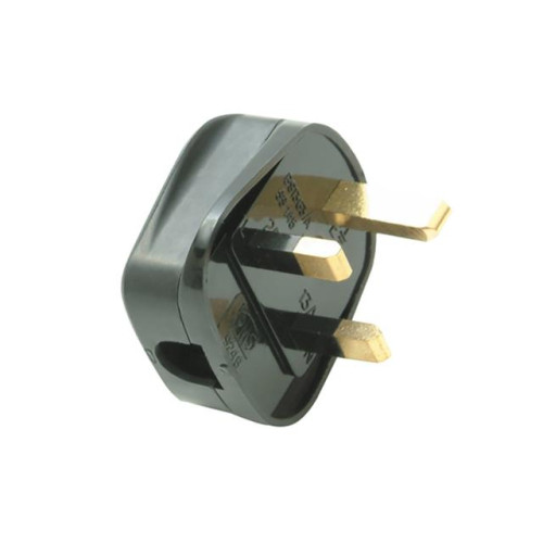 SMJ Black 13A Fused Plug (Trade Pack of 20)