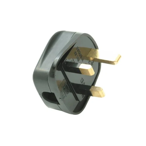 SMJ Black 13A Fused Plug (Trade Pack of 20)