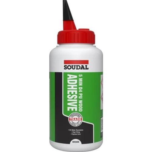 Soudal 5 MIN PU WOOD ADH LIQUID 750GR