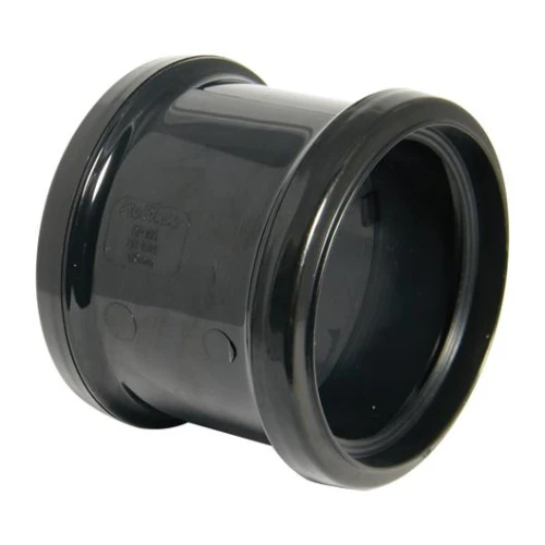 DOUBLE SOCKET PIPE CONNECTOR Black